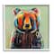 Stupell Industries Abstract Urban Bear Graffiti Framed Giclee Art